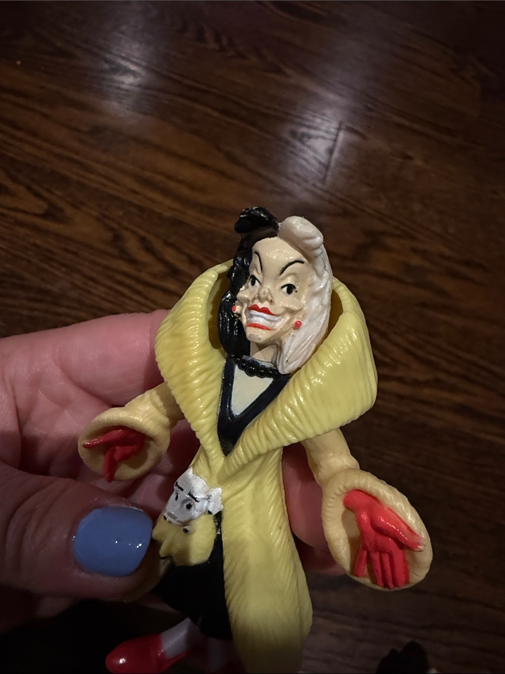 vintage 1991 McDonald's Happy Meal Cruella de Vil action figure - Picture 4 of 4